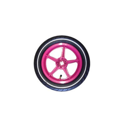 Roata tractiune roz 12.5