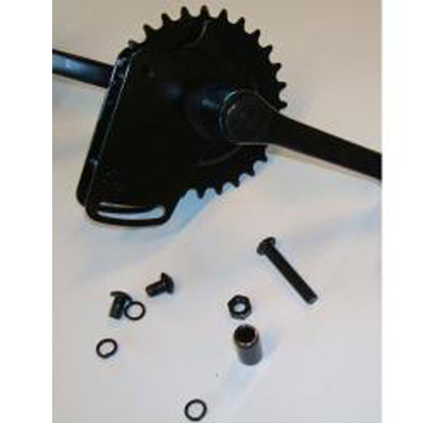 Set foaie plus brat pedale Rally Orange